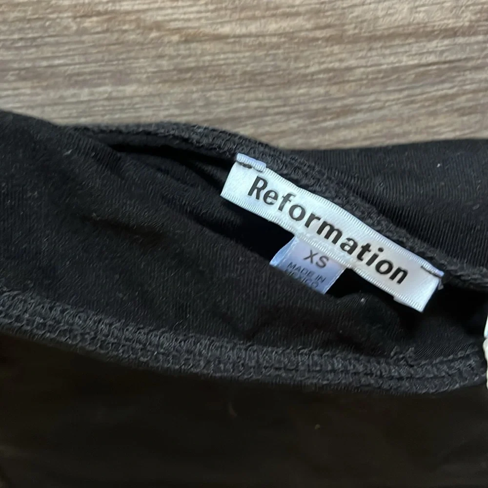 Reformation BLACK ADDALYN TWO PIECE SET Size XS - Picture 12 of 12